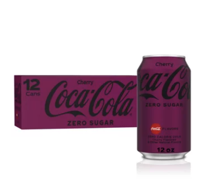 Coca-Cola Cherry Zero – 12pk/12 fl Oz Cans