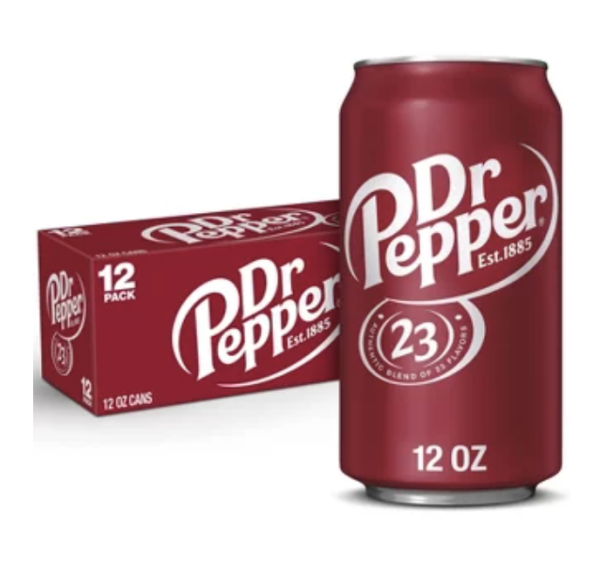 Dr Pepper Soda – 12pk/12 fl Oz Cans