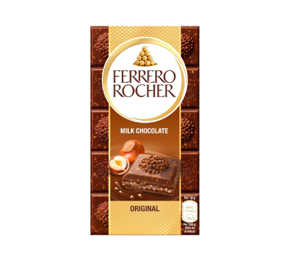 Ferrero Rocher Milk Chocolate Block Ps 90g