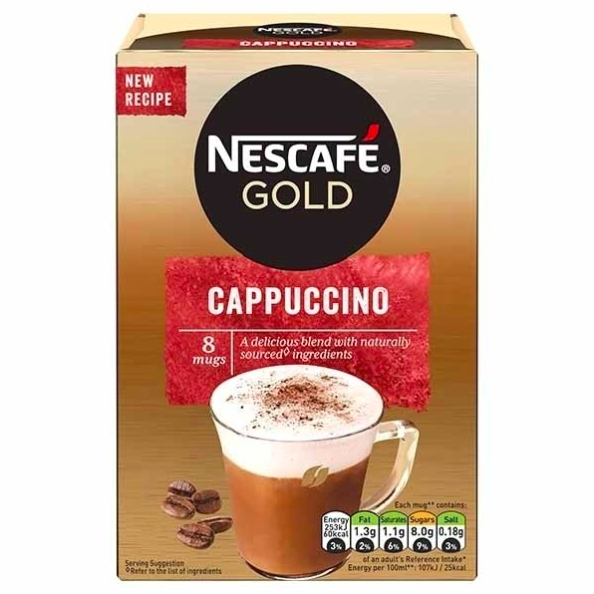 Nescafe Gold Cappuccino 124g
